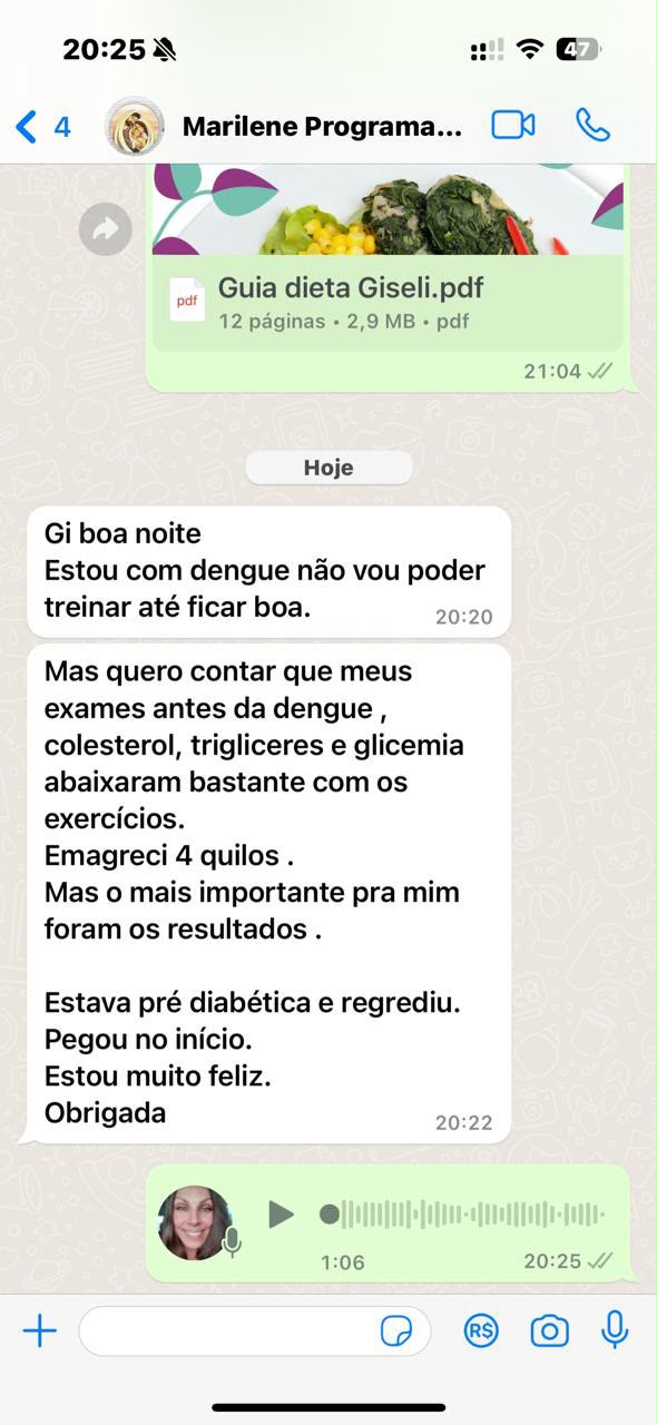 Depoimento de aluna